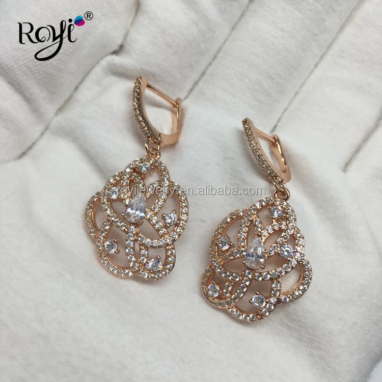 
Royi jewelry new arrivals earrings in 925 sterling silver jewelry gold plated 