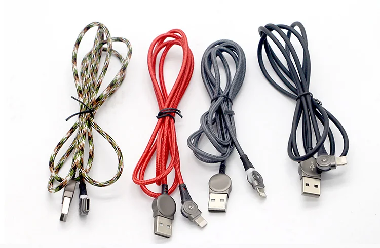 Bofan Hot Selling Creative Design Flexible Rotation Connector Elbow Head Usb Cable For Ios Android Type C - ANKUX.COM