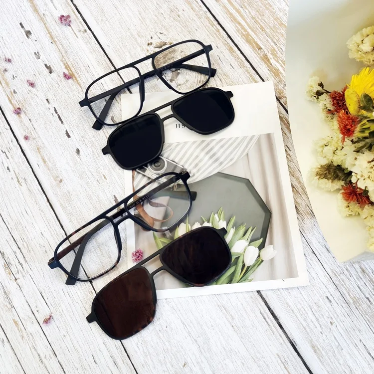 

High Quality Polarized Clip On Sun Glasses Magnetic Sunglasses For Unisex