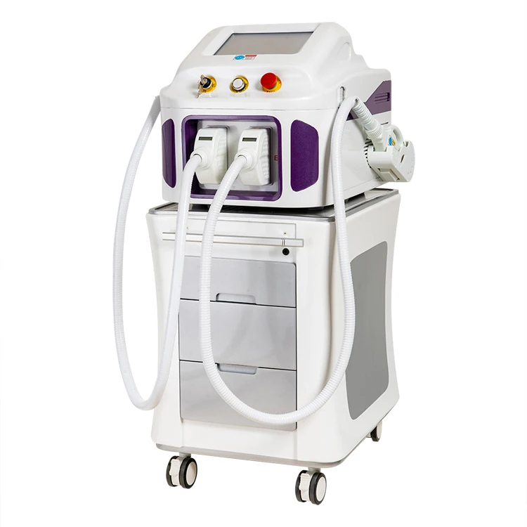 

Huamei TUV CE OPT hair removal machine Elight IPL SHR with 2 handles