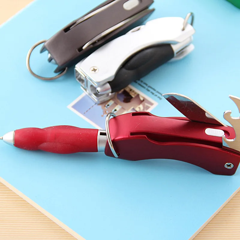 Mini Multi Functional Keychain Stainless Tool Lolding Light Pen Buy