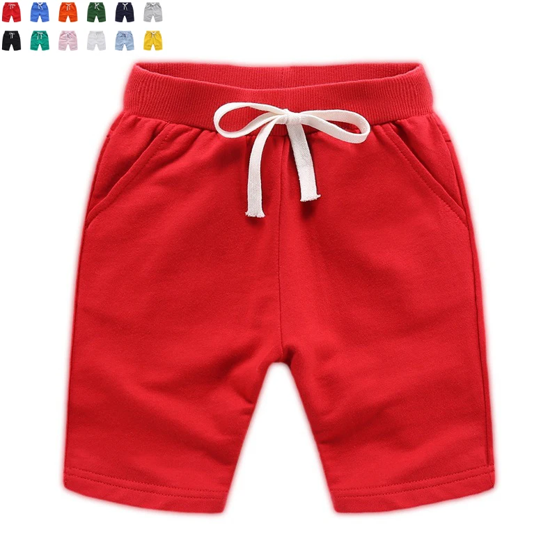 

high quality 100%cotton custom print baby kids shorts pants children wholesale boy shorts