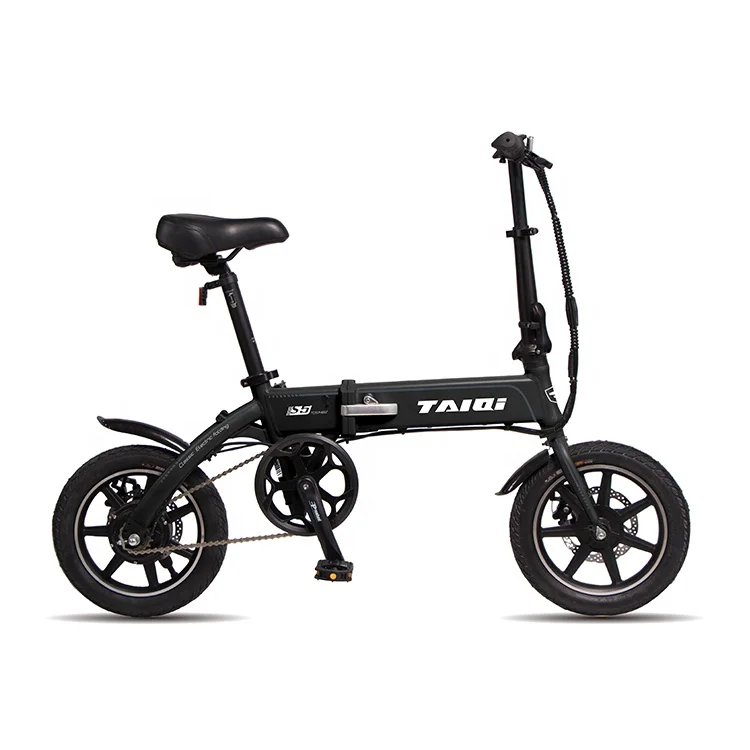 

Taiqi S5 disc brake long distance mini bicycle folding electric bike