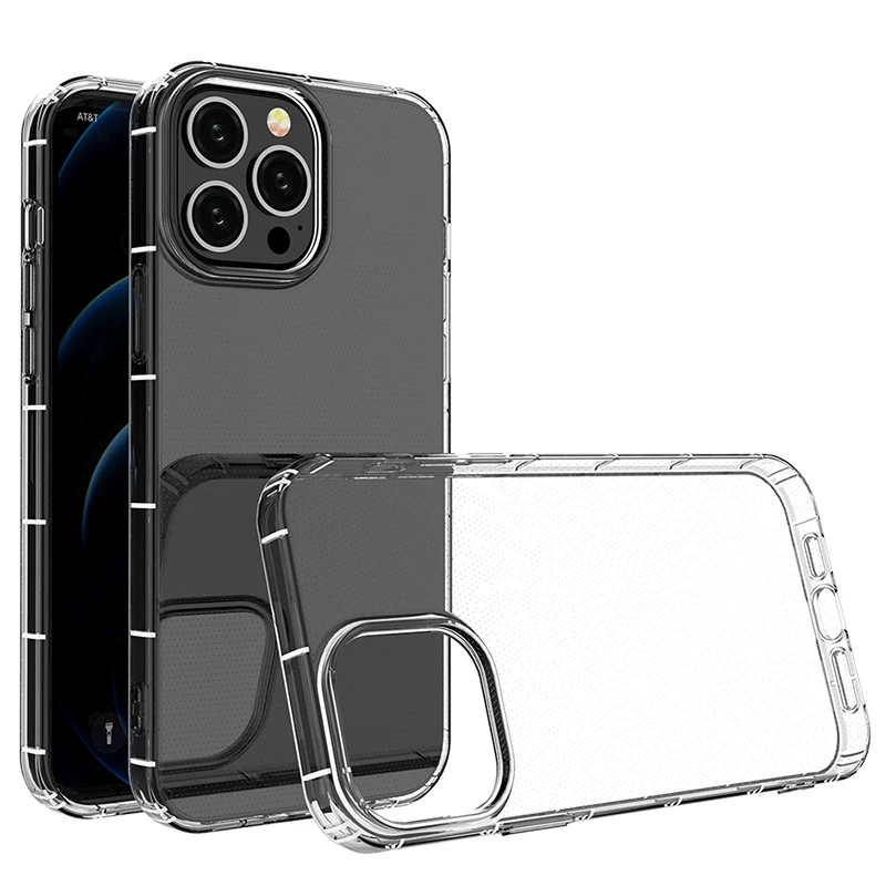 

Anti Shock Transparent Phone Cover for iPhone 11 ProMax 12 Mini 12Pro 13Pro 13 Pro Max Clear Phone Case