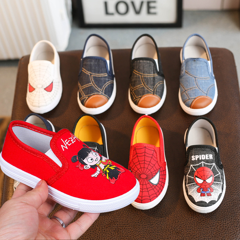 

New arrival denim material canvas kids boy shoes, As for pictures