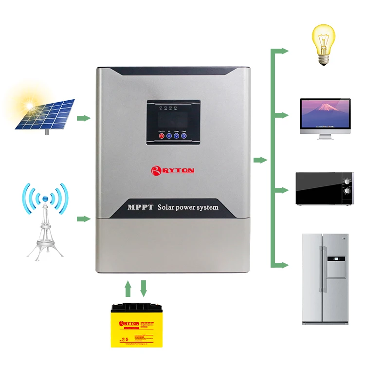 
24VDC 1KW 2KW 3KW 4KW 5KW 48V Solar Hybrid Inverter Built-in MPPT Solar Controller 