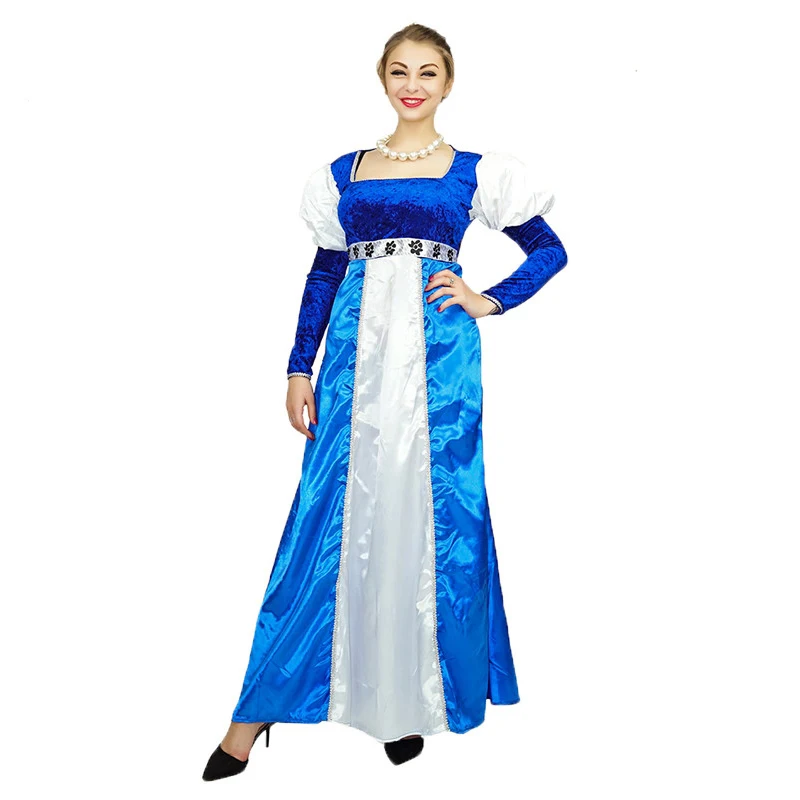 

Women Renaissance Princess Dress Carnival Party Cosplay Medieval Princess Costume for Adult