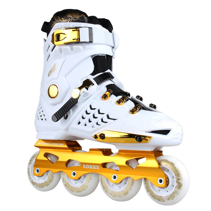 

Fast Delivery Mixed Metal Safety Barrow Roller Skate Wheels Inline Roller Skates Shoes