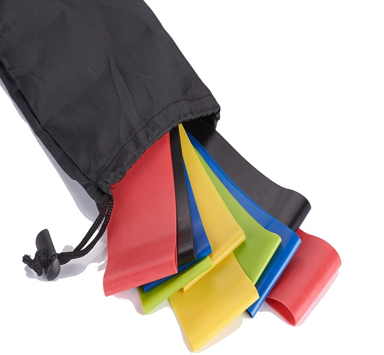 

Customized logo Power Fitness Stretch Pull Up Band Set 5 level Resistance Bands, Customized color