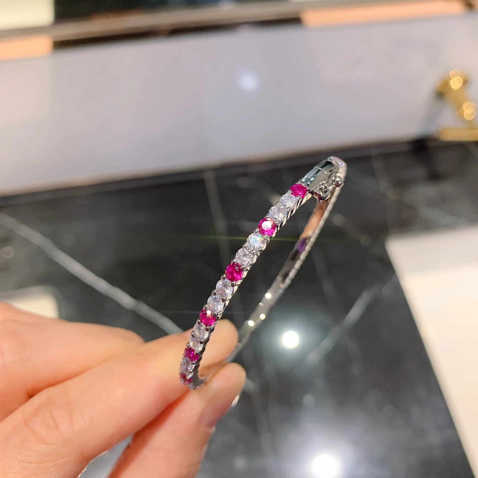 

Colorful Gemstone Bracelet for Women Fine Wedding Jewelry