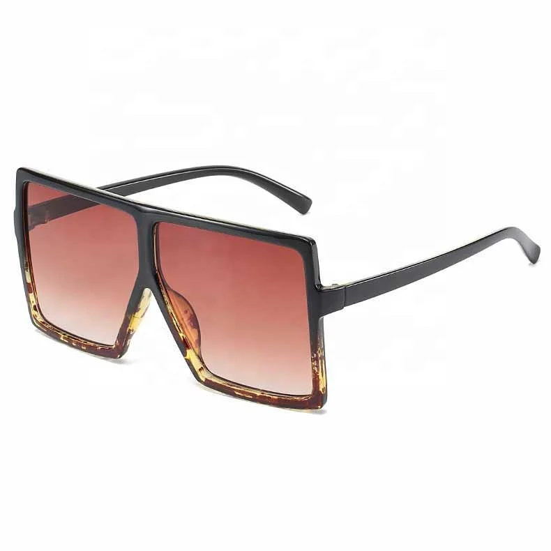 

Women Brand Designer Fashion Sun Glasses Vintage Oversized Square Sunglasses UV400 gafas de sol, Same as photo