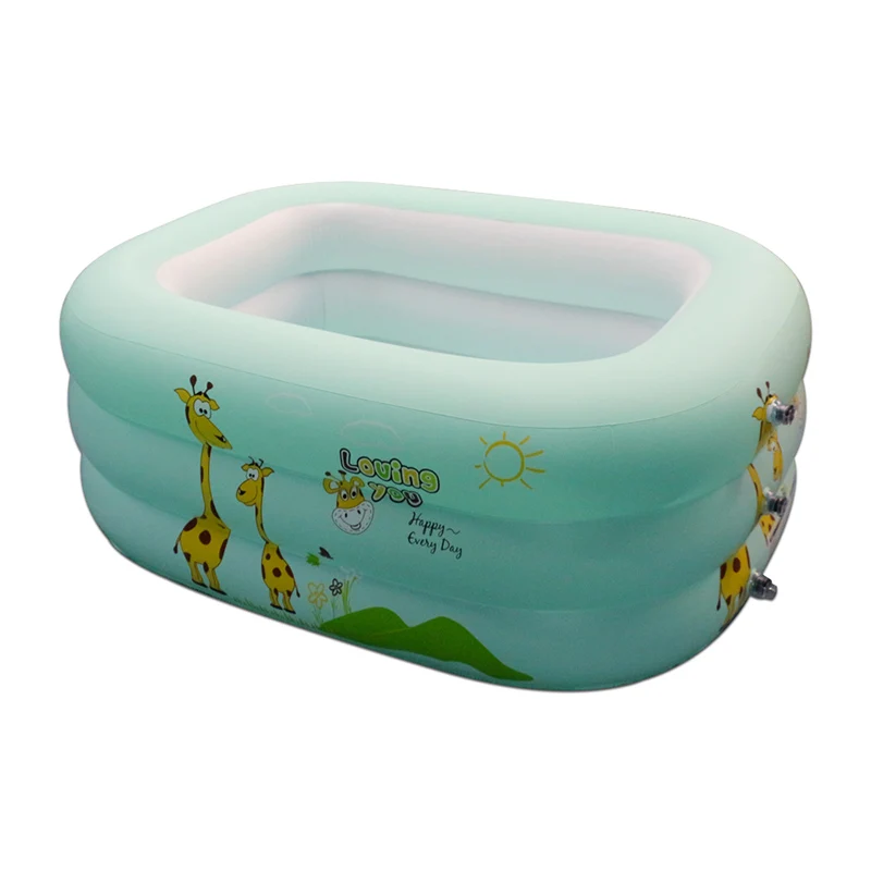 

Mirakey Custom High Quality Indoor Outdoor Plastic Rectangular Inflatable Swimming Pool For Children Party, Blue/green/custom