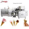 Commercial Used Automatic Waffle Ice Cream Cone Baking Rolled Sugar Biscuit Cone Machine