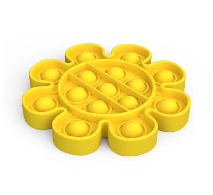 

decompression face plush puffer educational ready to ship silicone stress reliever toy, Picture