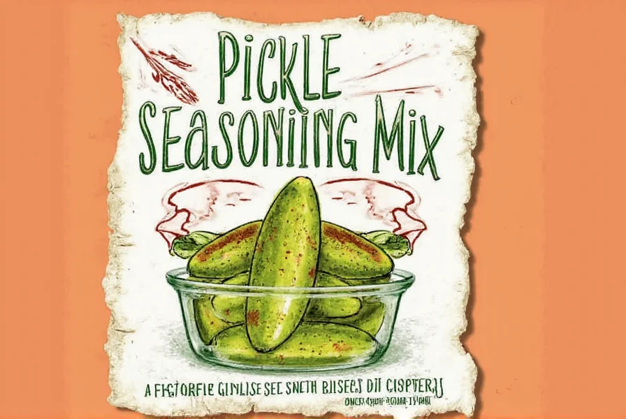 Close-Up of Pickle Seasoning Mix