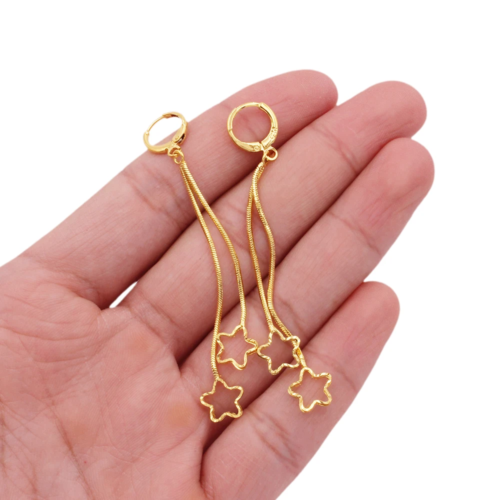 

2021 african wholesale jewelry africa 18k gold plated artificial charm beaded statement big hoops earing earrings women earings