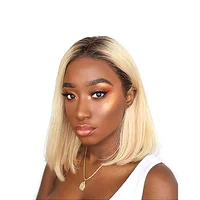 

130%/150% Density 613 Lace Front Wig Blonde/Ombre Human Hair
