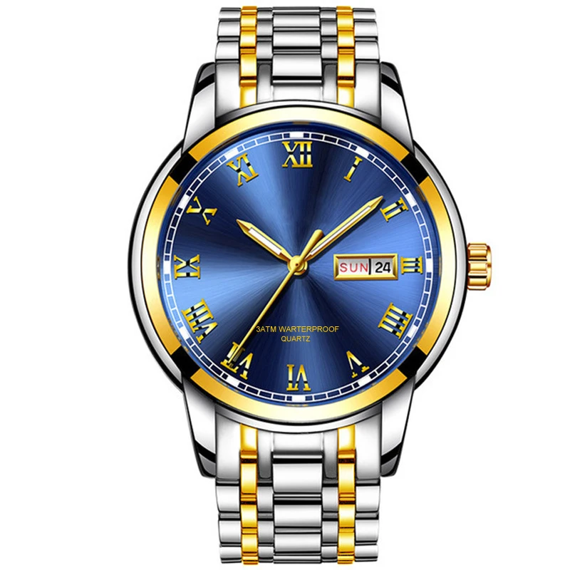 

Design Fashion Hands Men New Watch Wholesale Wrist Band Watch Dial Custom Leather Strap Couple Quartz Watch Sale