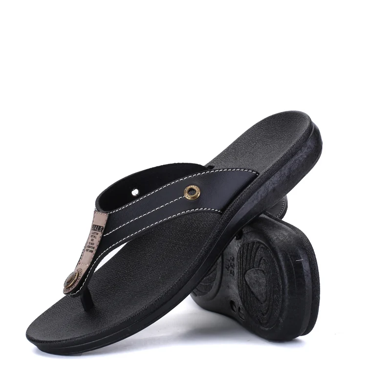 

2021 Promotion men slipper for summer beach professional rubber flip flops wholesale in china