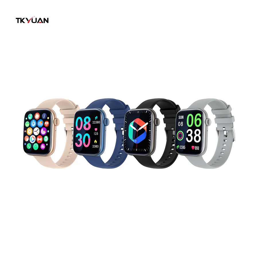 

TKYUAN New Arrivals Smart Watch TKY-P45 BT Call full touch Heart Rate Blood Pressure Wrist Smartwatch