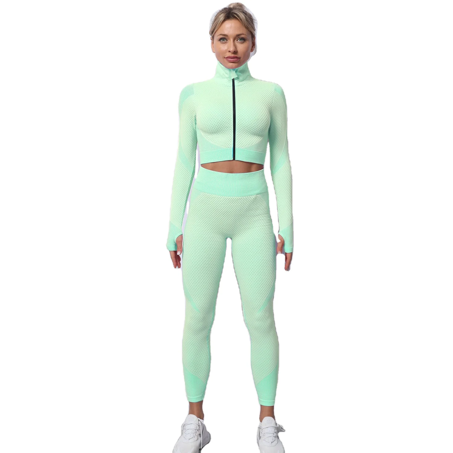 

2021 hot sale workout clothing women sports sets compression tights yoga set active wear women yoga suit sport wear, 11 colors