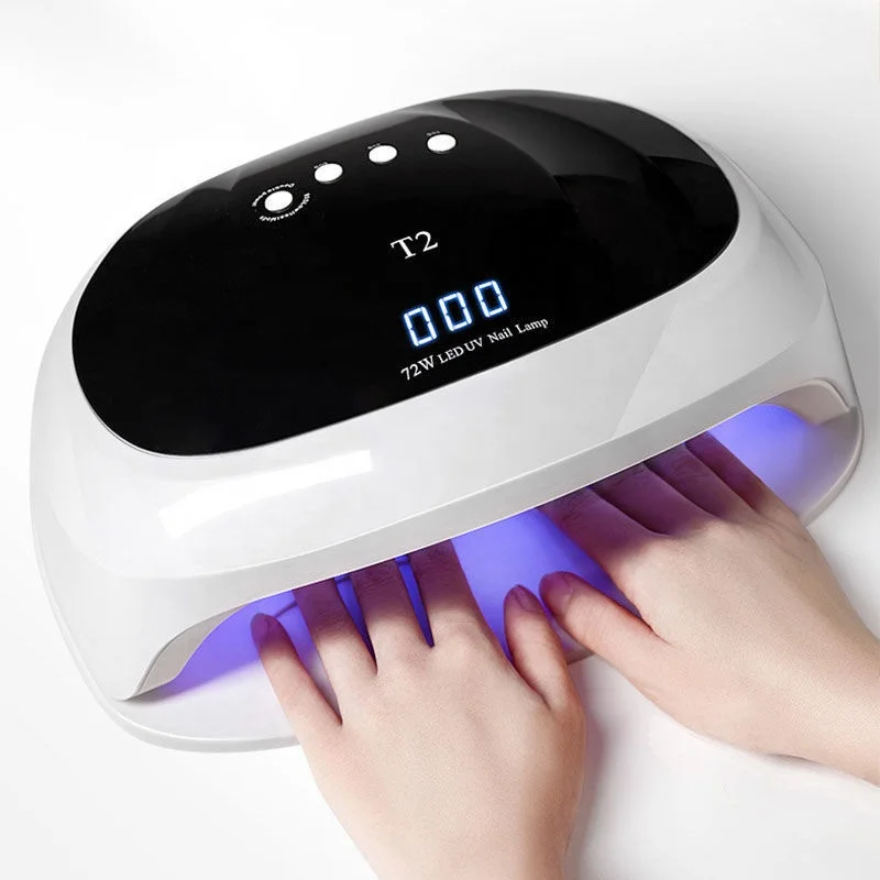 

Aokitec T2 72W two handed drying shine sun uv led nail gel manicure lamp