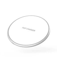 

10W Qi Wireless Charger Pad LED Light Fast Charging White Wireless Charger For iphone Xs Max X 8 Plus