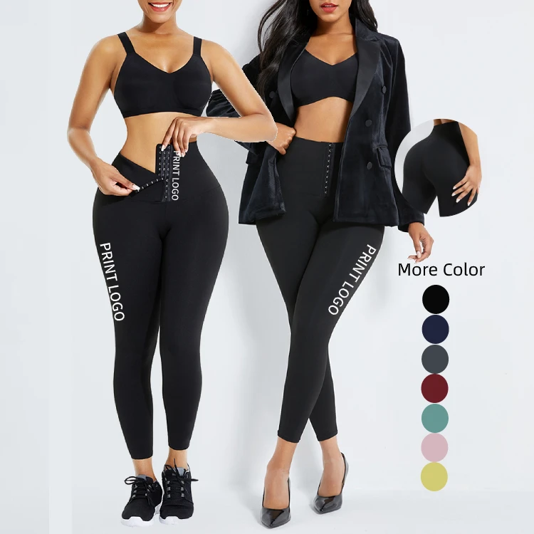 

Logo Service Abdominal High Compression Fat Burning Body Shaper Yoga Pants Fitness Women Shapewear Shapers