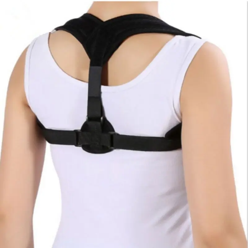 

Wholesale Healthy Care Adjustable Shoulder Support Posture Brace Corrector, Black