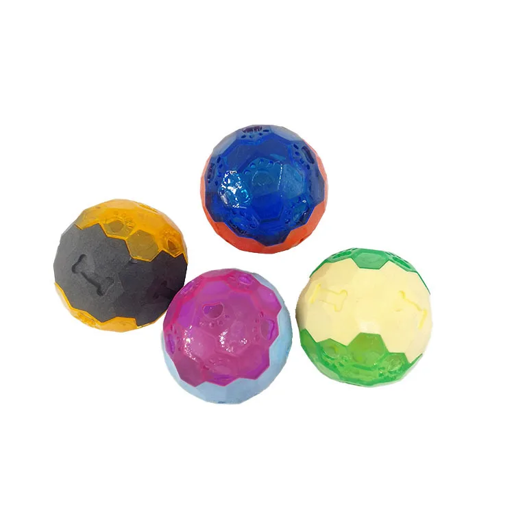 

New design hot sell transparent chew toy training and play pet toy ball TPR dog toys, Picture showed