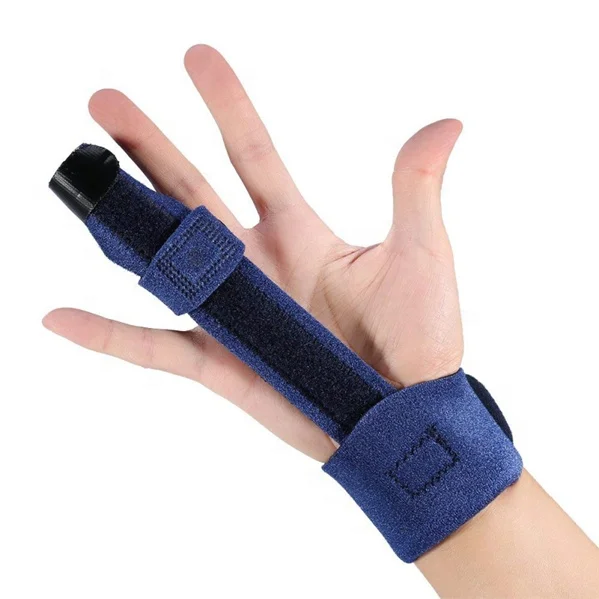 

Hot Saling Promotional Protecter Finger Hand Splint for Recovery Injury Pain Correction, Black/blue/red