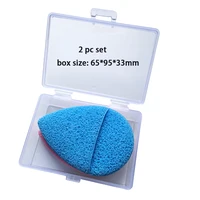 

2020 New Arrivals waterdrop/slipper shaped Glove Magic Face Wash Cleansing Sponge makeup remover pad reusable