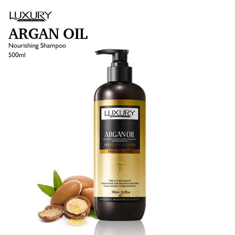 

Discount Low MOQ Argan Oil Shampoo Set Anti Frizz Split End Thickening Moisturizing Smooth Shampoo