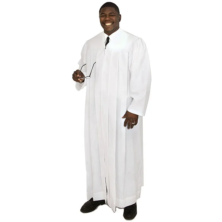 

Church religious hopeful pure plain cotton baptismal robe, Matte purple customer reques