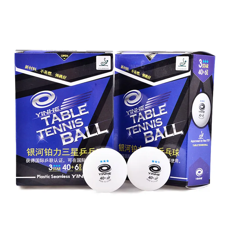 
Yinhe 3 star ping pong balls new model seamless professional high quality table tennis ball for competition 