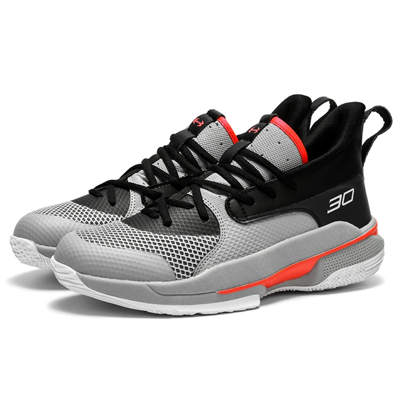 

2020 Hot Sale Youth Fashion Trend Light Weight Mesh Basketball Shoes