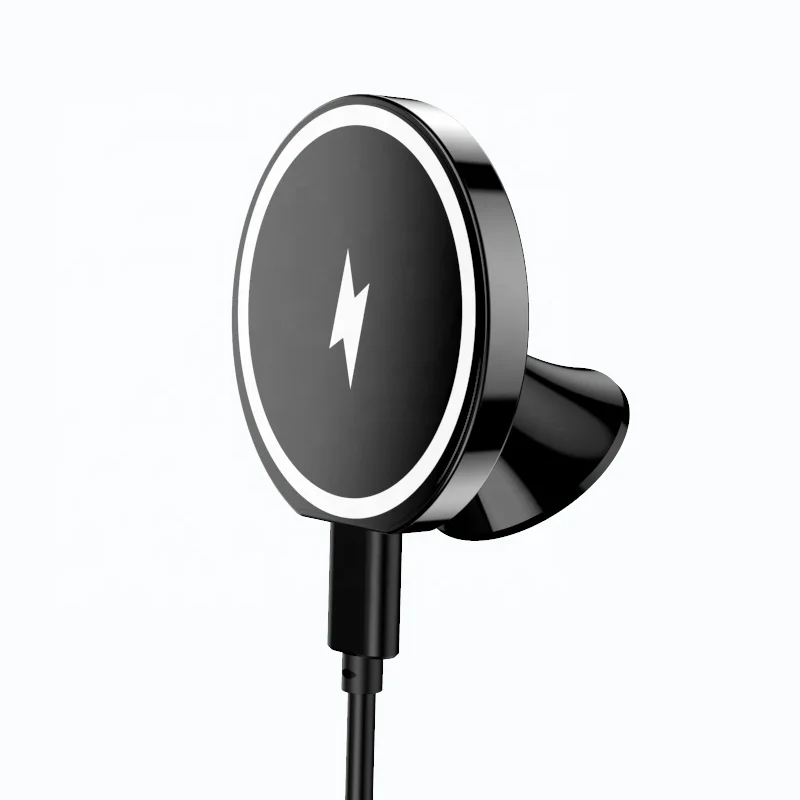

Hot sale 15W fast wireless magnetic car holder charger for smartphone
