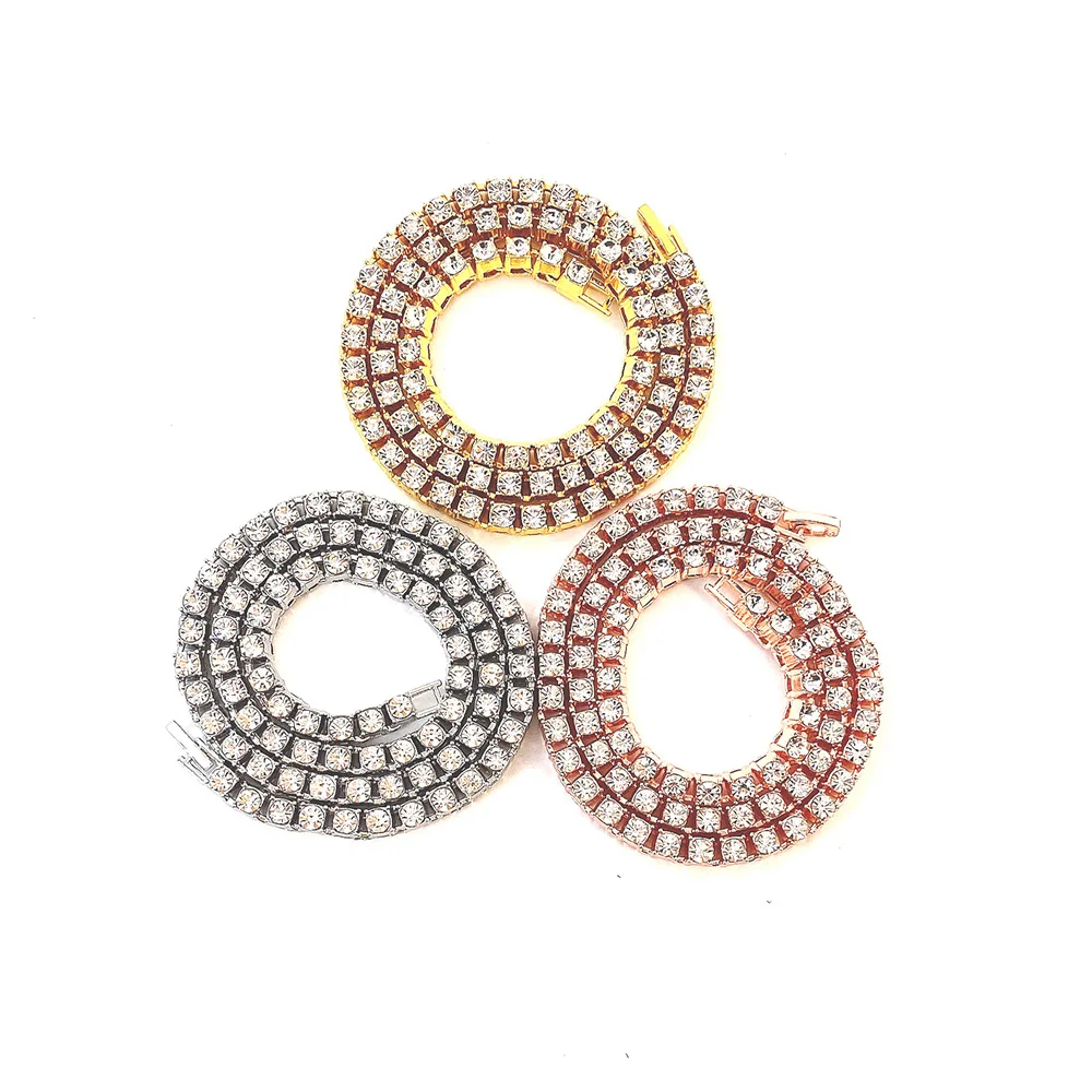 

Products 2022 Man Staineles Steel 5mm Dainty Tennis Chain Zircon Necklace Jewelry Set Custom