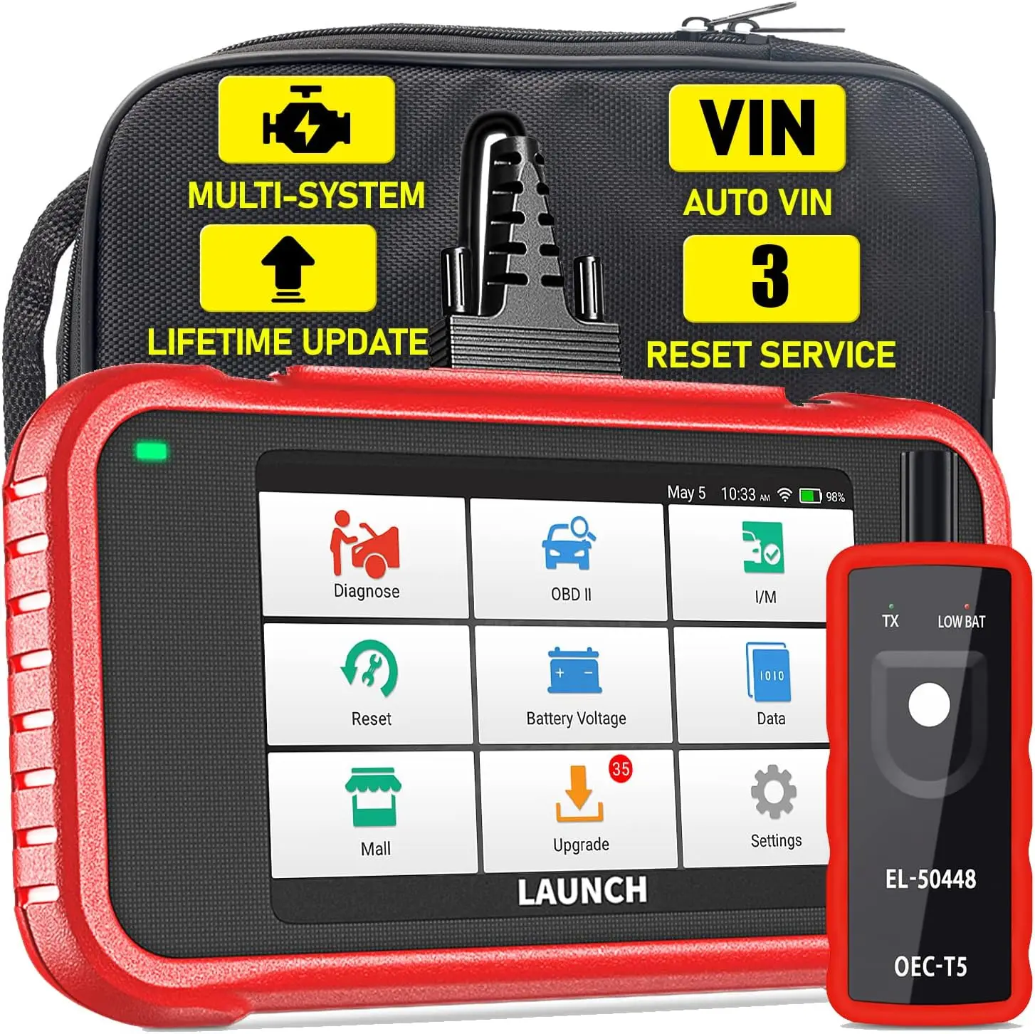 

LAUNCH Original X431 CRP123E V2.0 OBD2 Diagnostic Tools Auto OBD Engine OBD2 Machine Vehicle Coder Reader Scanner