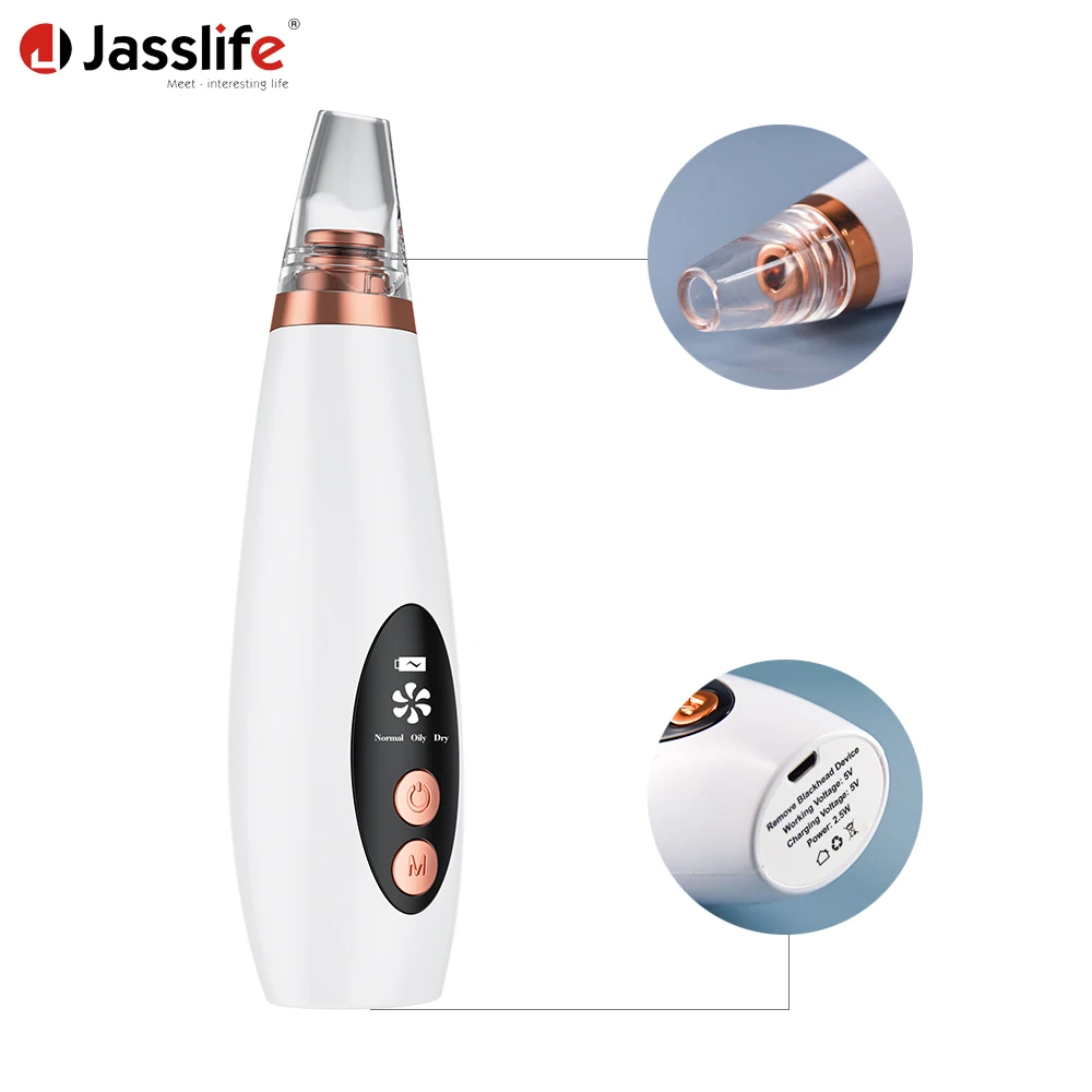 

Best quality machine white nose strip blackhead remove black head remover vacuum with stand face deep nose