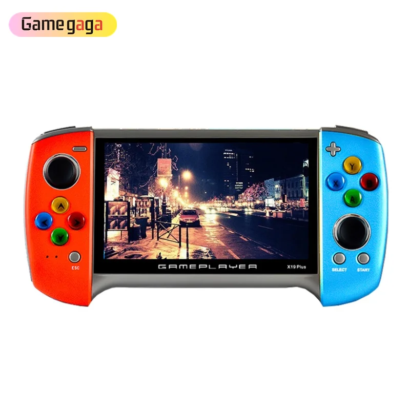 

X19 Plus 5.1 Inch Portable Gamepad Handheld Retro Arcade Game Console For PSP PS1 GBA Consolas de videojuegos