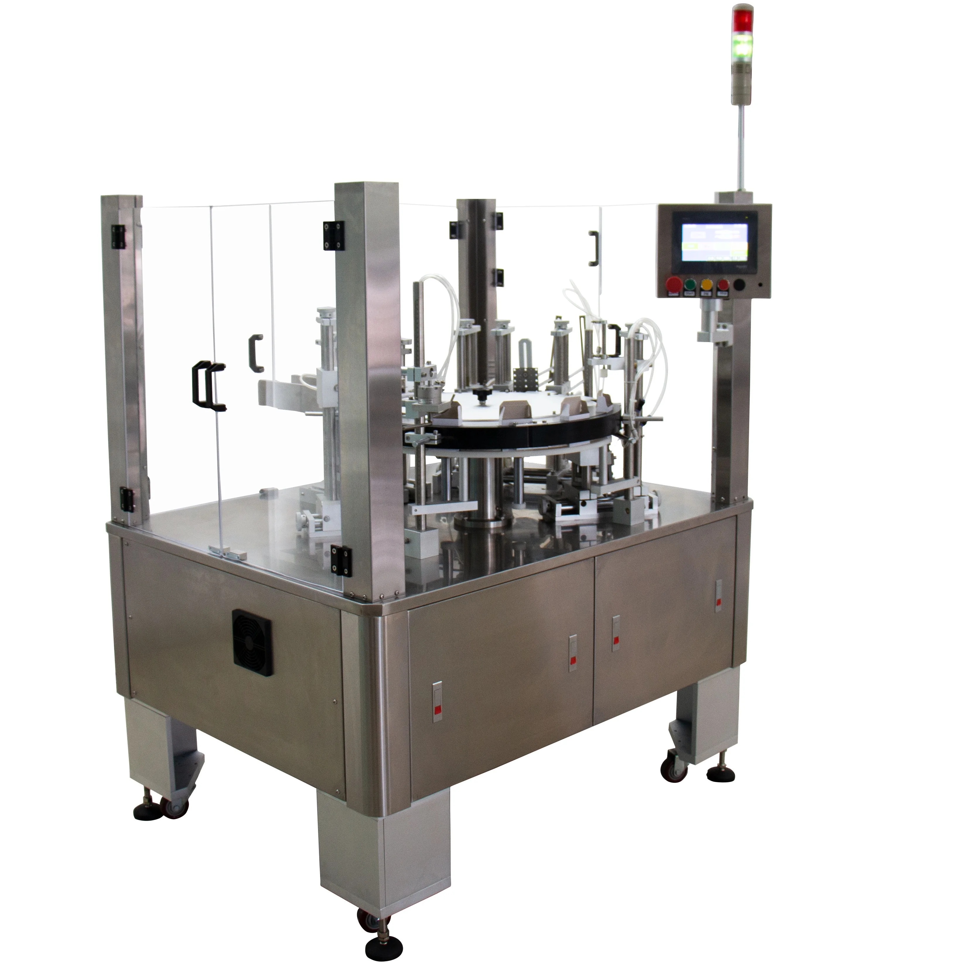
ZH 50 Factory Price Multifunctional Pharmaceutical Blister Sachet Bottle Tube Vertical Rotary Semi Automatic Cartoning Machine 