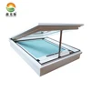 Hide motor frame toughened glass skylight with high quality basement window