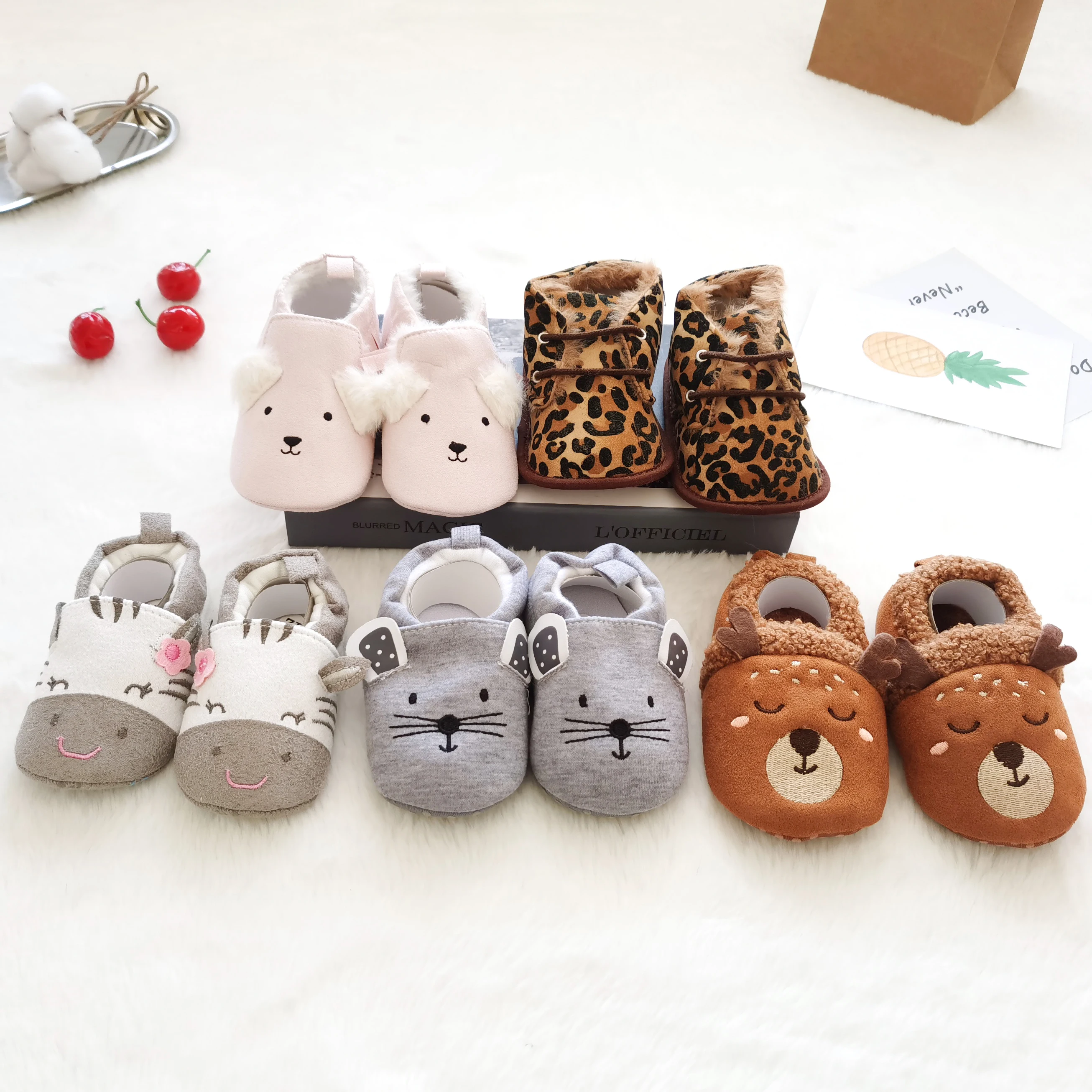 

New Arrival Baby Shoes Winter Warm Toddler Shoes Baby Cartoon Boots