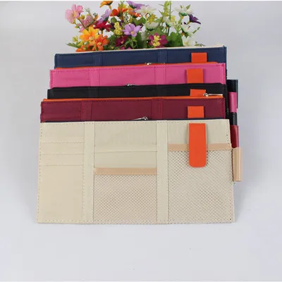 

Oxford cloth car sun visor car storage bag cross-border hot sale car interior supplies organizer bag