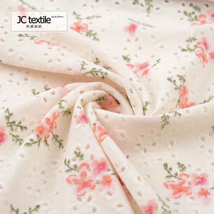 floral jacquard fabric