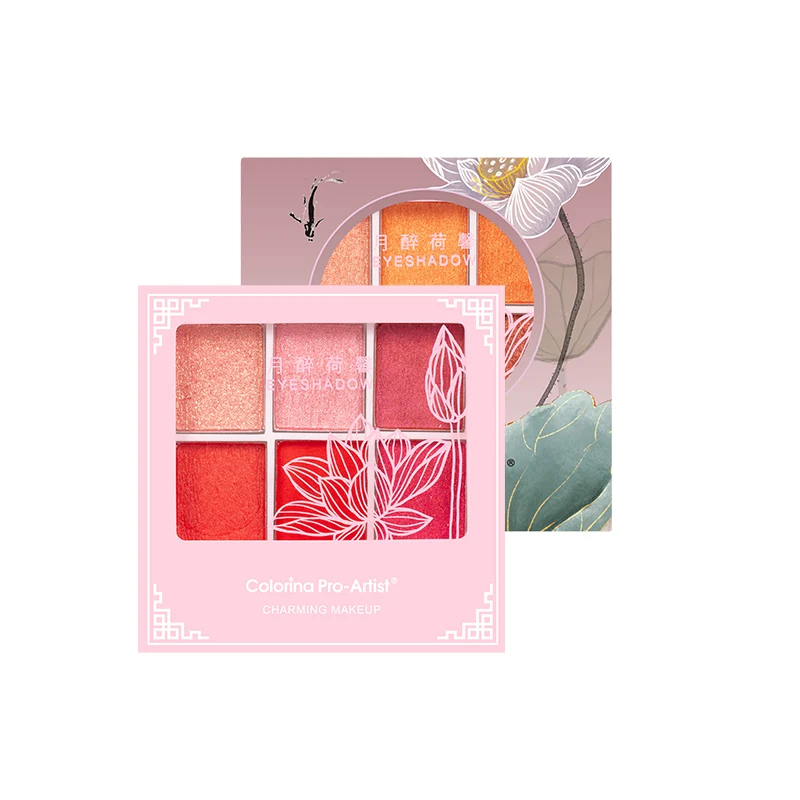 

Wholesale 6 Color Square Makeup Eyeshadow Palette Cosmetics Eye Makeup