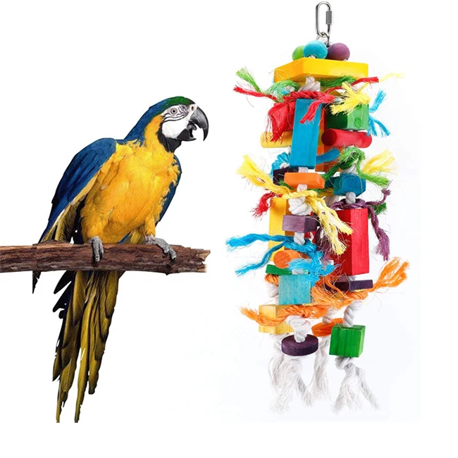 

Promotion Large Bird Dog Cockatoo Parrots Parrot Toys Chewing