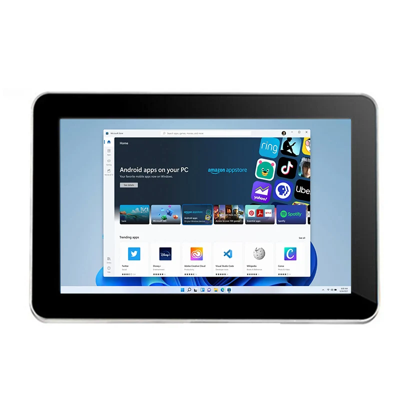

Android Tablets 1080P 13.3 inch Touch Screen Android Advertising Player With Wifi USB RJ45 Port, White or black optional