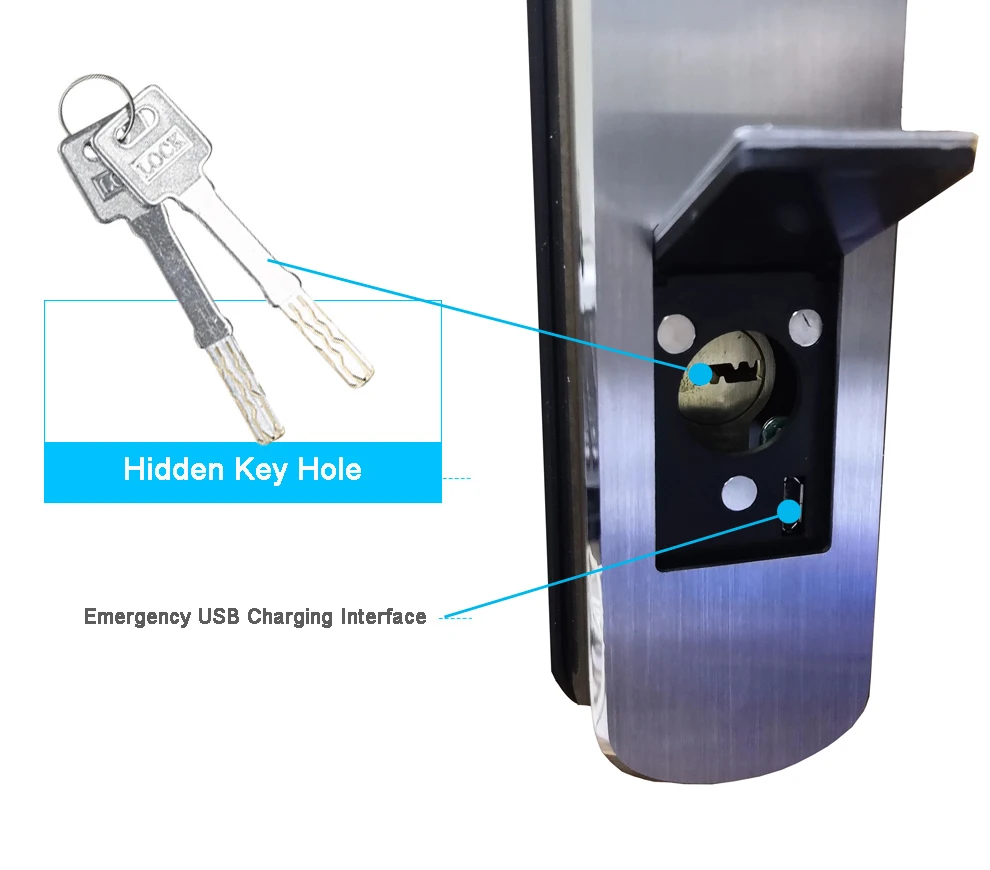 Ttlock App Wifi Control Smart Lock Digital Fingerprint Door Lock